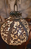 Vintage Cat Metal Caged Ball Light made in Italy