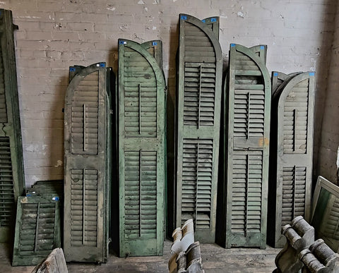 Antique Arch Topped Sutters