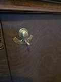 Impeccable Quarter Sawn Oak Gothic Styled Antique Kimball Phonograph
