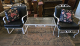 1950s Vintage MCM Iron Patio Furniture