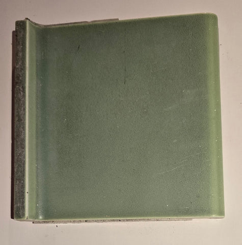 Vintage 6x6 Matte Green Sanitary Border Tiles