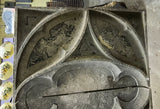 2 Carved Limestone Gothic Pediments