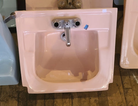 Vintage Exposed Front Pink Counter Sink by Crane