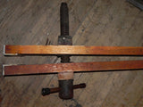 Large Early Vintage Wood Clamp with Turned Wood Screw 1860's - 1880's