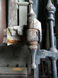 Set of Late 1800's Large Cast Iron Gates w/Jamb