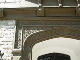 Huge 1925 Carved White Oak Tudor Entry Way