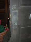 Vintage Entry Door with Beveled Glass