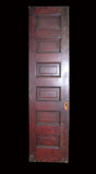 Pairof 6 Raised Panel Oak Pocket Doors