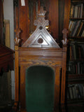 Pair of Vintage Gothic Altar Chairs
