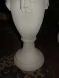 Large Cast Stone Garden Finial in the Classical Style with Pineapple Top & Swags