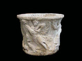 17th Century Italian Limestone Well Head "Rape of the Sabine Women"