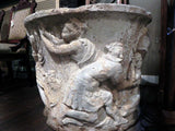 17th Century Italian Limestone Well Head "Rape of the Sabine Women"