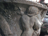 17th Century Italian Limestone Well Head "Rape of the Sabine Women"