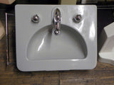 Vintage Grey "Diana" Wall Sink w/Legs By Crane Plumbing Co