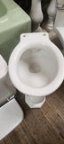 Antique 1920/30's Era White Wall Hung Tank Toilet (unmarked)