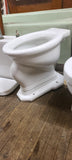 Antique 1920/30's Era White Wall Hung Tank Toilet (unmarked)