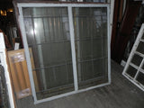 Large Vintage Arts & Crafts Styled Leaded Casement Windows