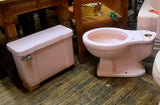 Vintage Matching Pink Toilet and Wall Sink by Briggs