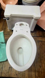 Vintage Standard 2 Piece "Compact " Toilet with Elongated Bowlon White
