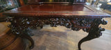 Ornate Carved Antique Japanese Desk
