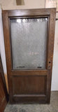 Large Vintage Office Doors with Obscure Glass