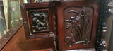 Ornate Carved Antique Japanese Desk