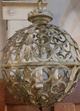 Vintage Cat Metal Caged Ball Light made in Italy