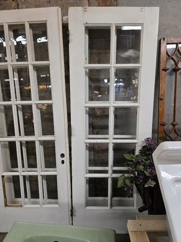 Vintage Pairs of Painted French Doors