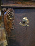 Impeccable Quarter Sawn Oak Gothic Styled Antique Kimball Phonograph