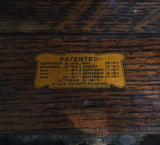 Impeccable Quarter Sawn Oak Gothic Styled Antique Kimball Phonograph