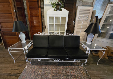 1950s Vintage MCM Iron Patio Furniture