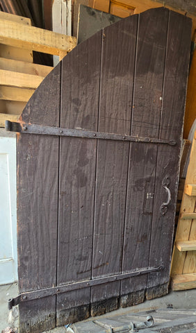 Large Pair of Arched Plank Stable Doors