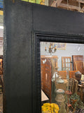 Early Vintage Oak Entry Door with Wavy Glass