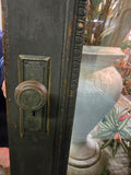 Early Vintage Oak Entry Door with Wavy Glass