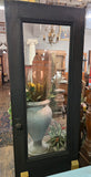 Early Vintage Oak Entry Door with Wavy Glass