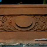 1920's Era Monumental Red Terra Cotta Entry from the Bostwick Braun Building Toledo OH
