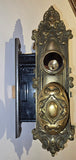 Original 1910 YALE Lock Co. "Largo" Pattern Entry Lock in Cast Bronze