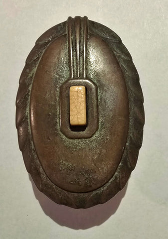 Early 1900s Cast Bronze Electric Doorbell