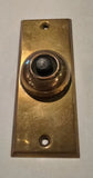 Early Vintage 20th Century Stamped Brass Electric Doorbell