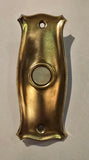 Vintage Russel Erwin "Manhattan" Pattern Brass Doorbell