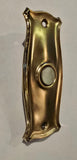 Vintage Russel Erwin "Manhattan" Pattern Brass Doorbell