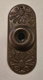Vintage Stamped Brass Doorbell Cover