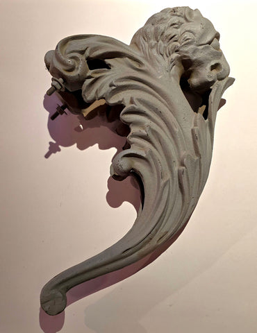 Antique "Lion" Urn Handles by Kramer Brothers Foundry 1800s