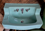 Vintage American Standard Ming Green Cadet Elongated Bowl Toilet
