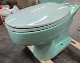 Vintage American Standard Ming Green Cadet Elongated Bowl Toilet