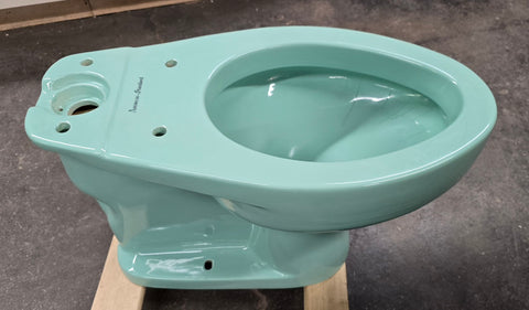 Vintage American Standard Ming Green Cadet Elongated Bowl Toilet