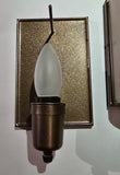 Pair of Vintage MCM 1950s Bathroom Boudoir Sconces