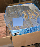 MCM Plastic 4¼" Square Wall Tiles in Blue & Pink