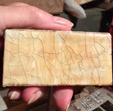 Antique Crackle Glaze Mottled Green Fireplace Wall Tiles