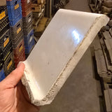 Vintage 6 x 6 White Subway Tile Sanitary Border